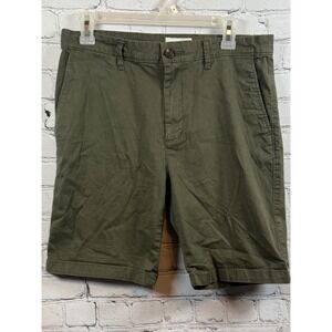 Goodfellow & Co. Olive Green Chino Shorts Casual Comfort Size 30‎